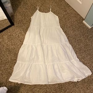 White Midi Dress